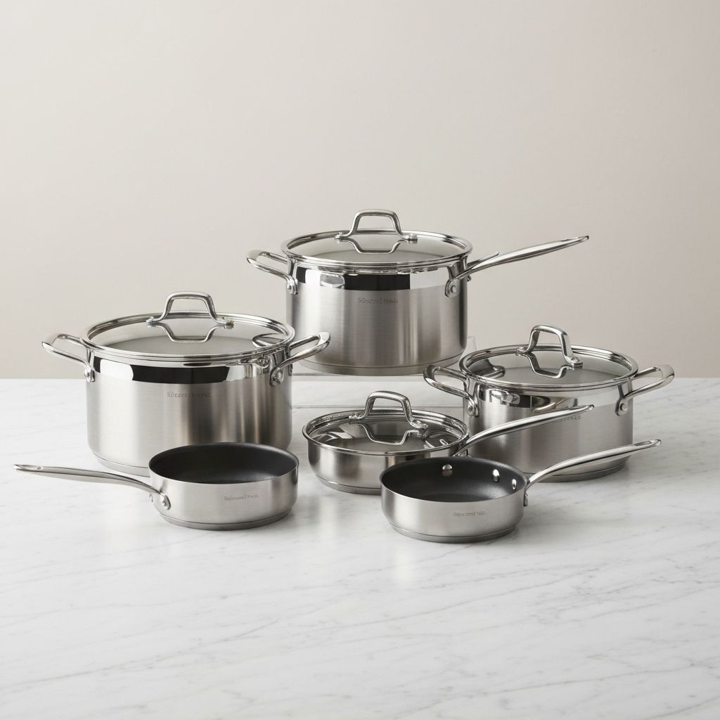 Martha Stewart Professional Series tri-ply stainless steel cookware